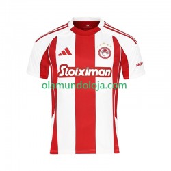 Camisola Olympiacos Homem Equipamento Primeiro 2025-2026 Manga Curta